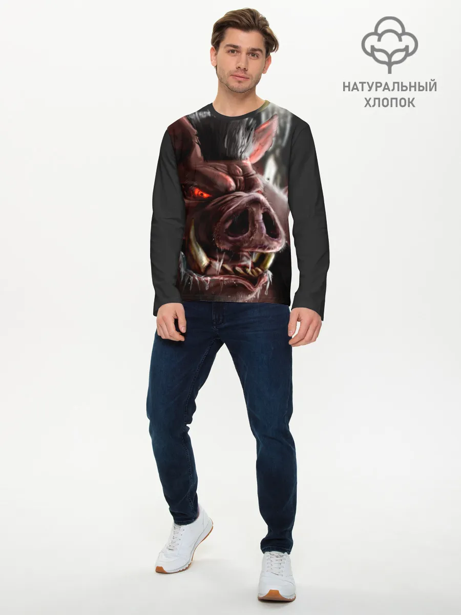 Мужской лонгслив базовый / DUKE NUKEM