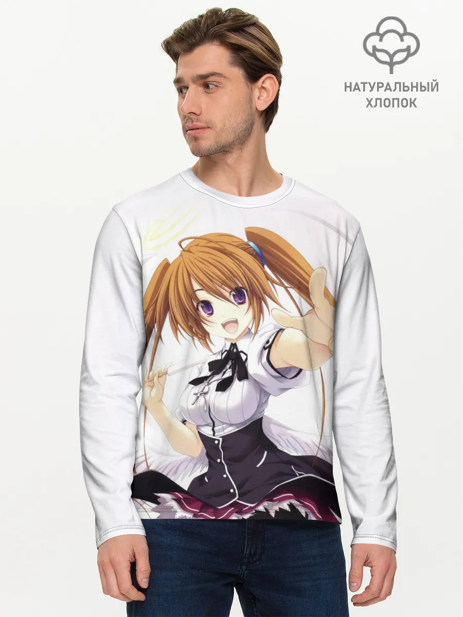 Мужской лонгслив базовый / Ирина Шидо | High School DxD