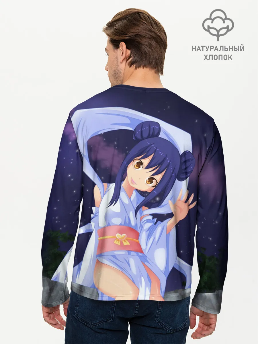 Мужской лонгслив базовый / Fairy Tail Wendy