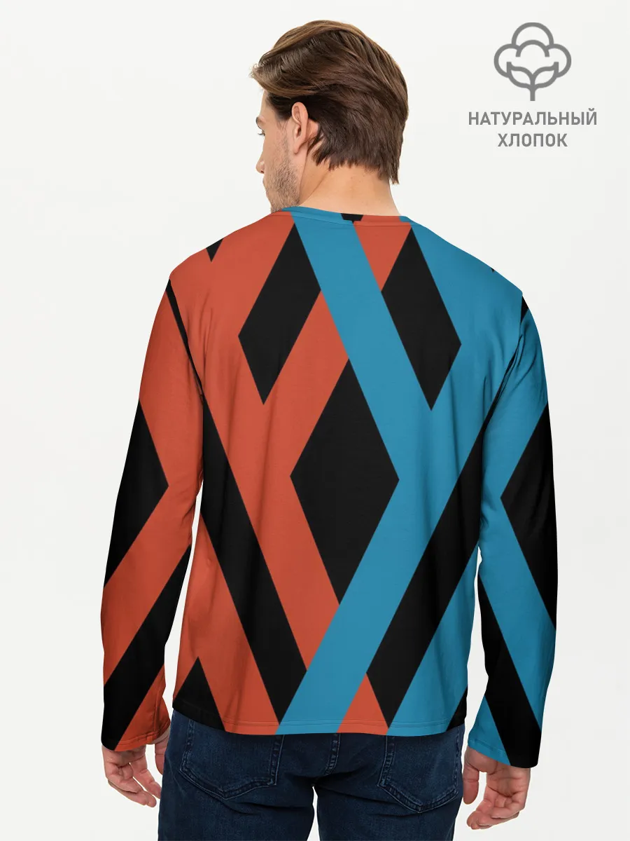 Мужской лонгслив базовый / two XX on black