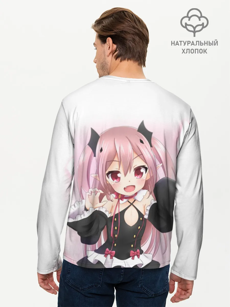 Мужской лонгслив базовый / Милый вампир