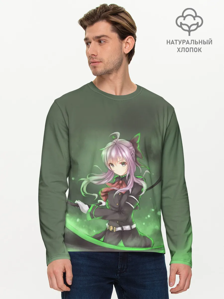 Мужской лонгслив базовый / Шиноа Хиираги