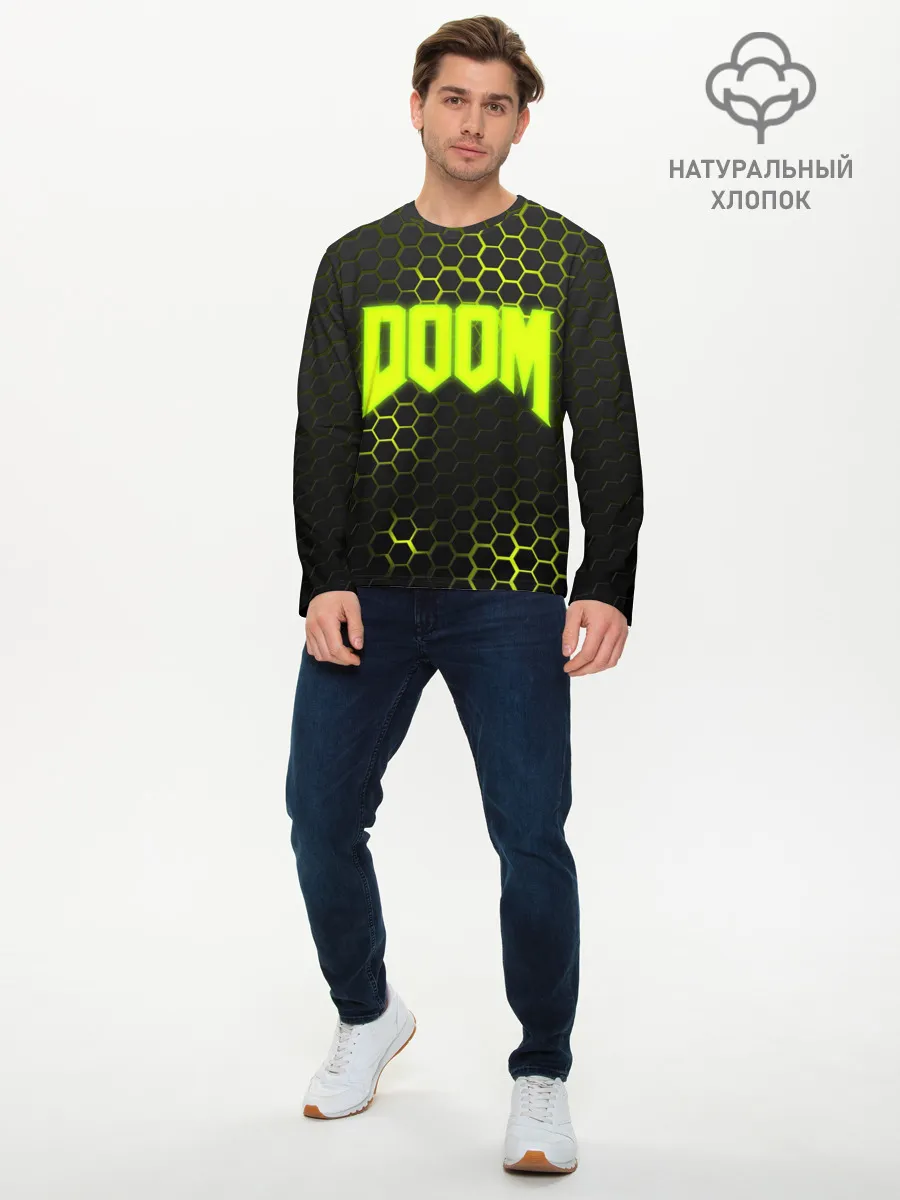 Мужской лонгслив базовый / DOOM