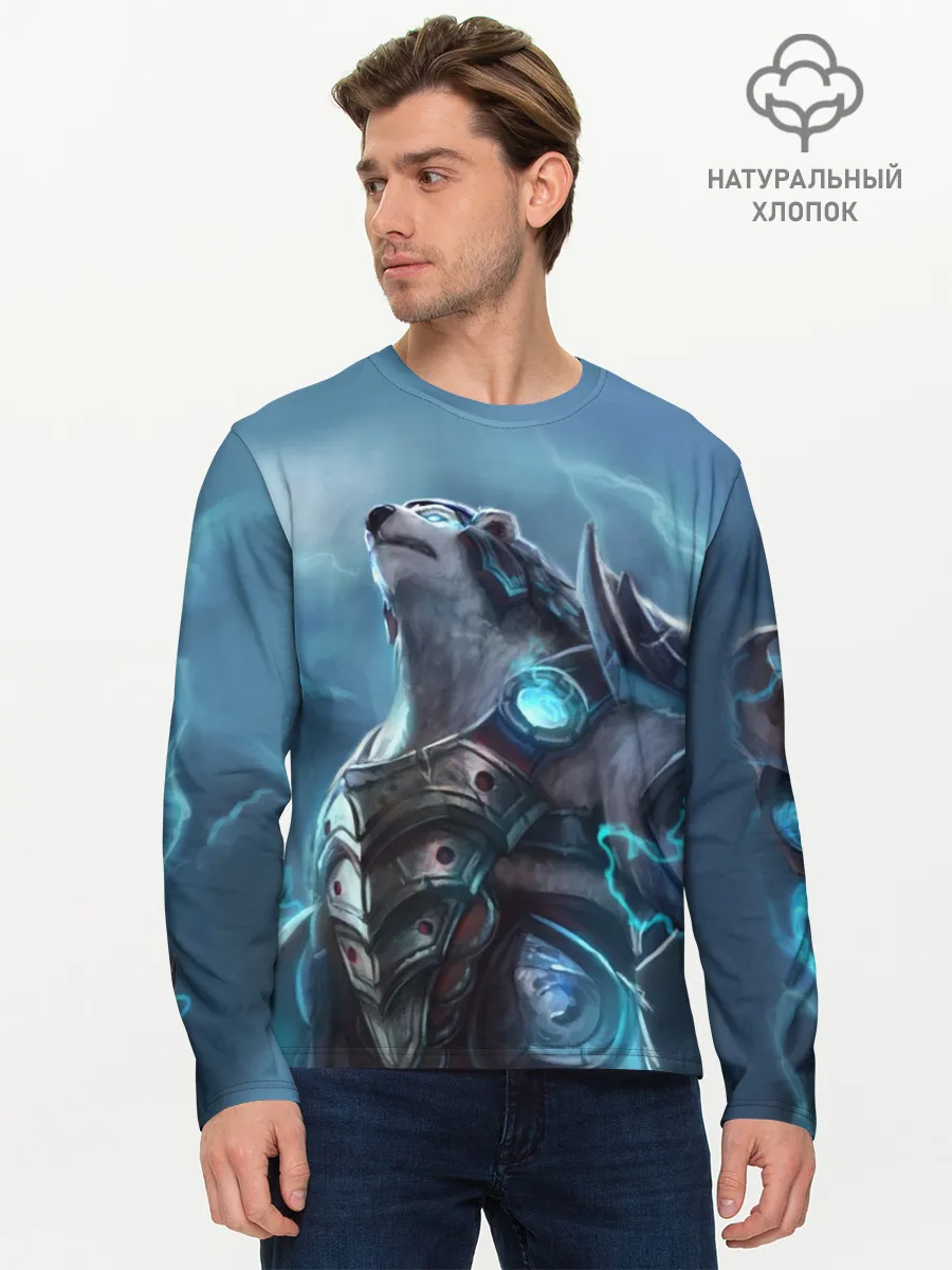 Мужской лонгслив базовый / Северный король