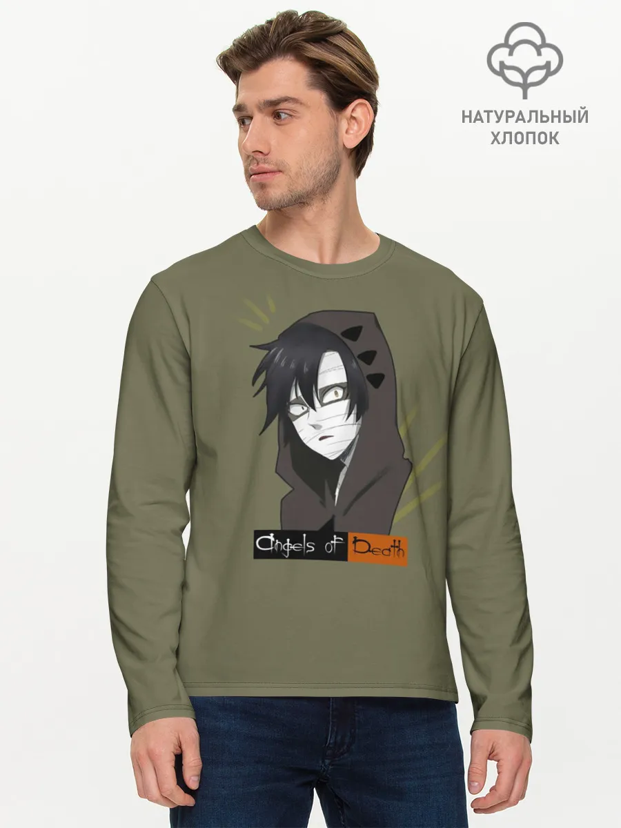 Мужской лонгслив базовый / Зак ангел
