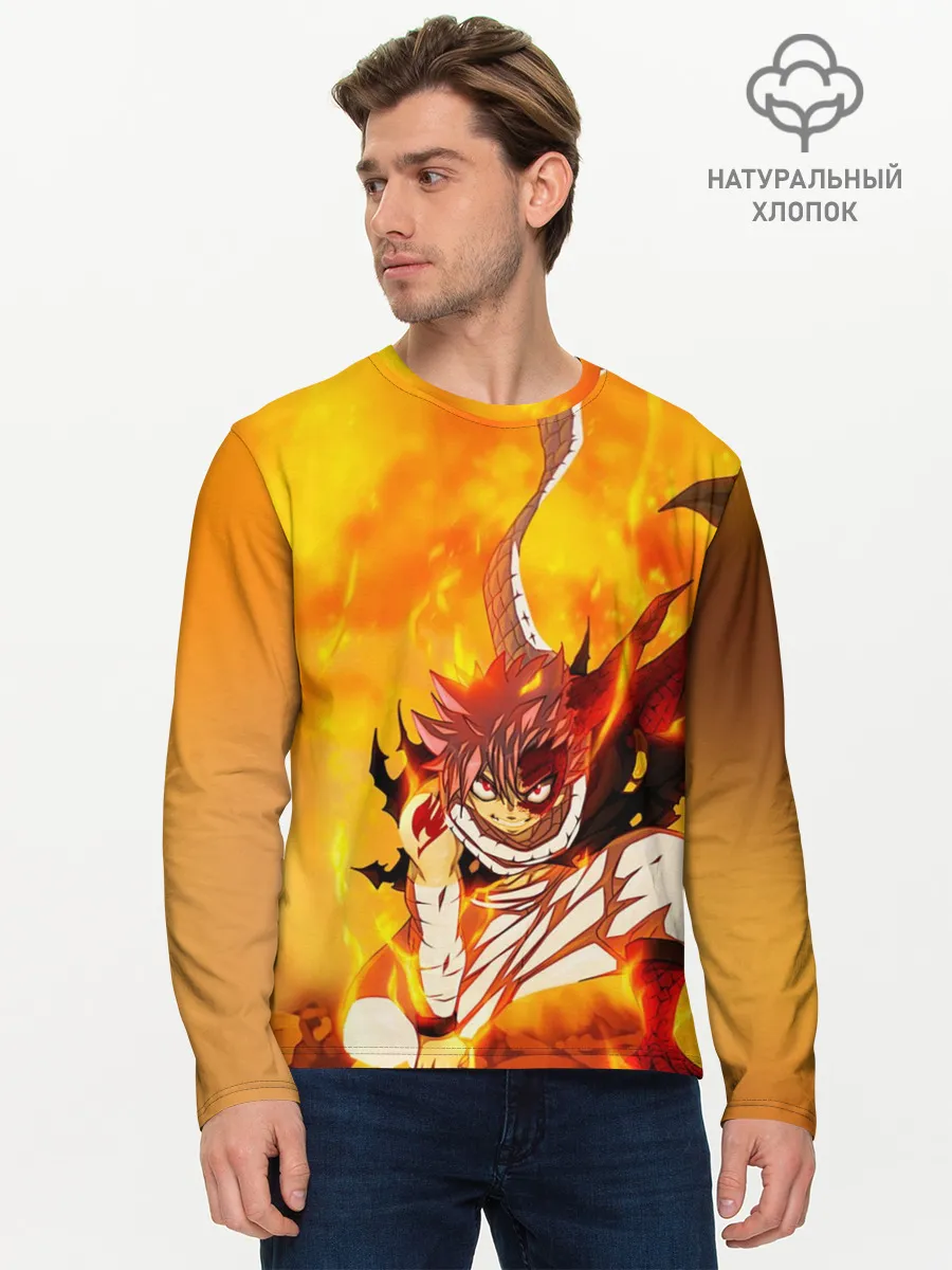 Мужской лонгслив базовый / Битва Гацу