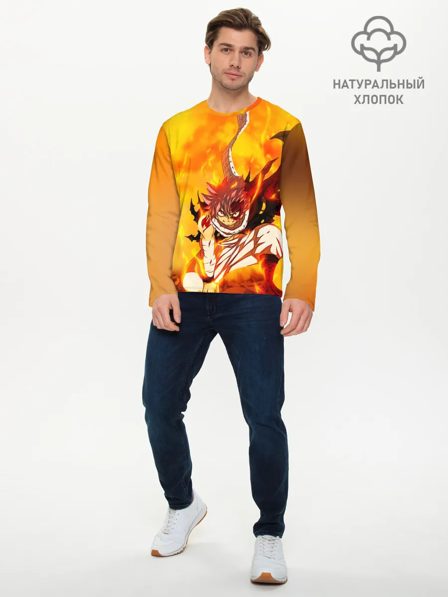 Мужской лонгслив базовый / Битва Гацу