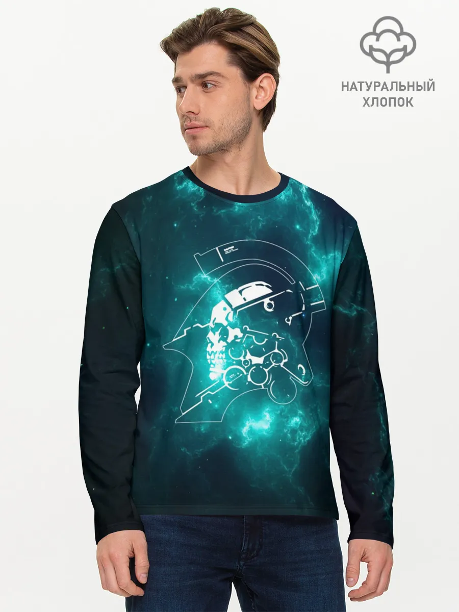 Мужской лонгслив базовый / DEATH STRANDING SPACE