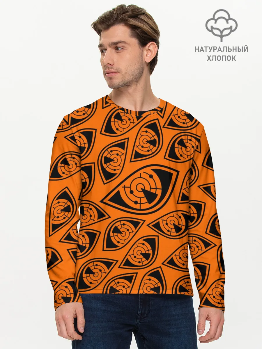 Мужской лонгслив базовый / ГЛАЗА ПУЛЬСА