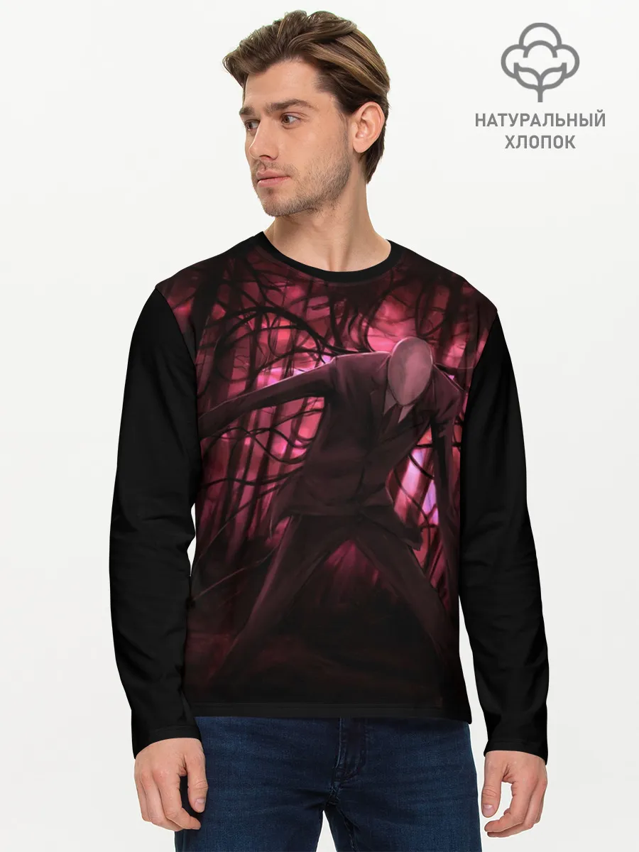 Мужской лонгслив базовый / Slender