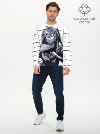 Мужской лонгслив базовый / Satsuriku no Tenshi