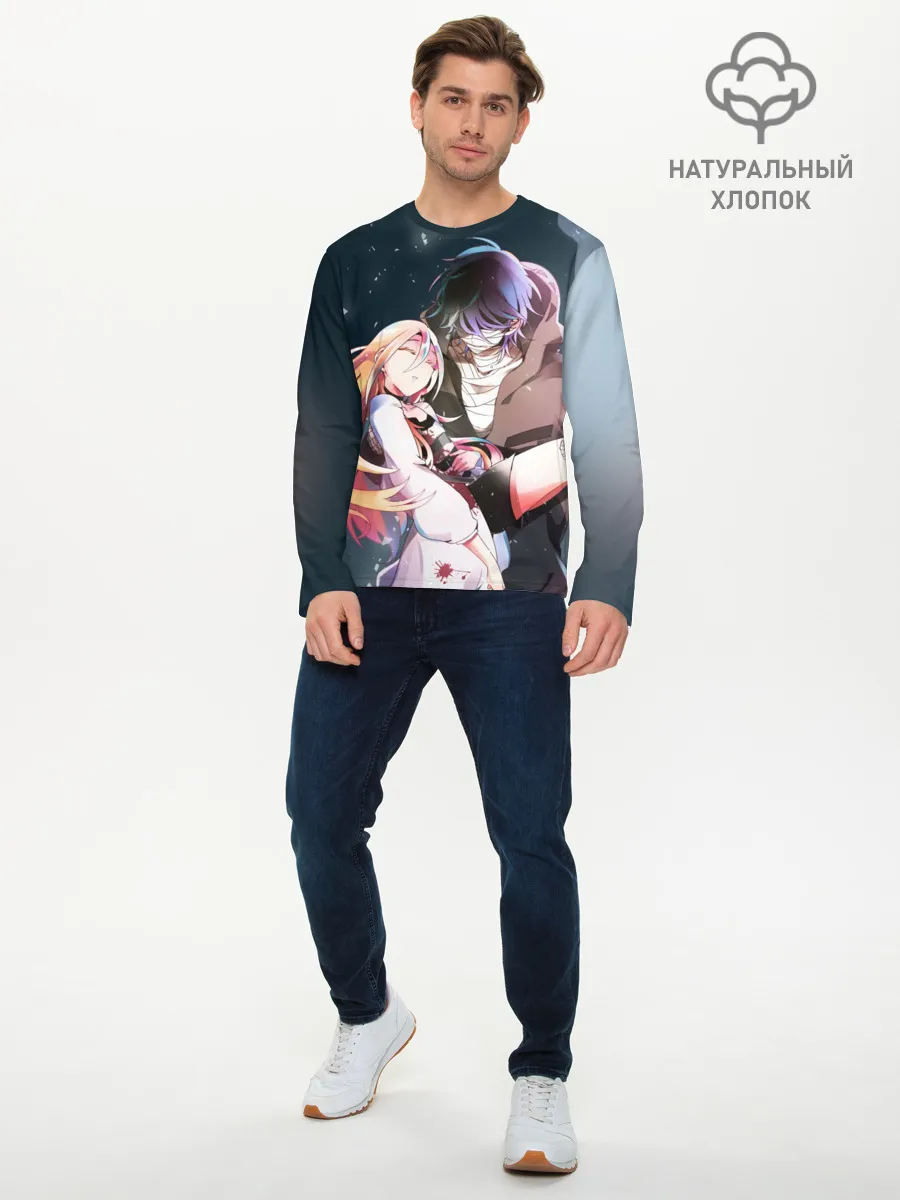 Мужской лонгслив базовый / Death art