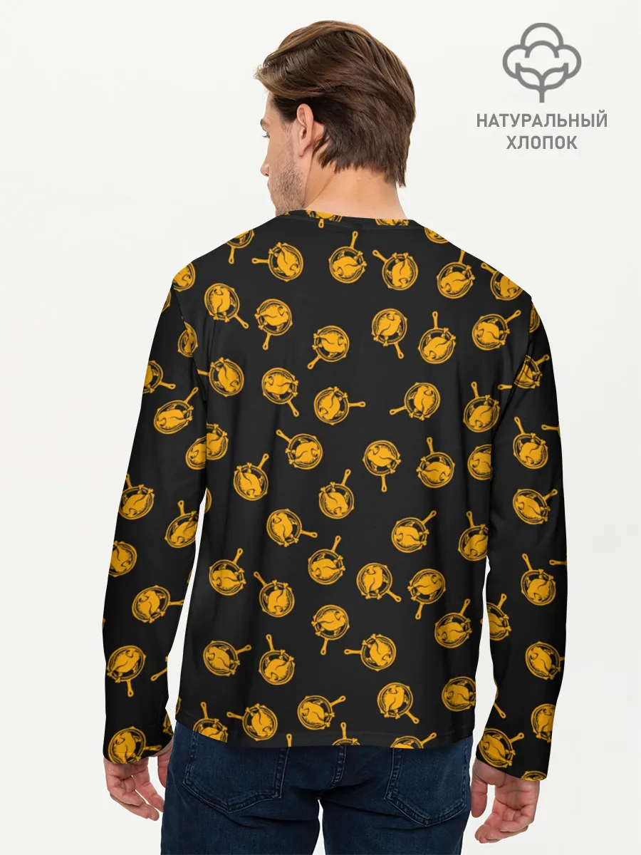 Мужской лонгслив базовый / PUBG CHIKEN | ПАБГ КУРИЦА
