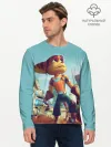 Мужской лонгслив базовый / Ratchet and Clank