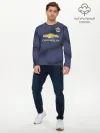 Мужской лонгслив базовый / Manchester United away 18-19