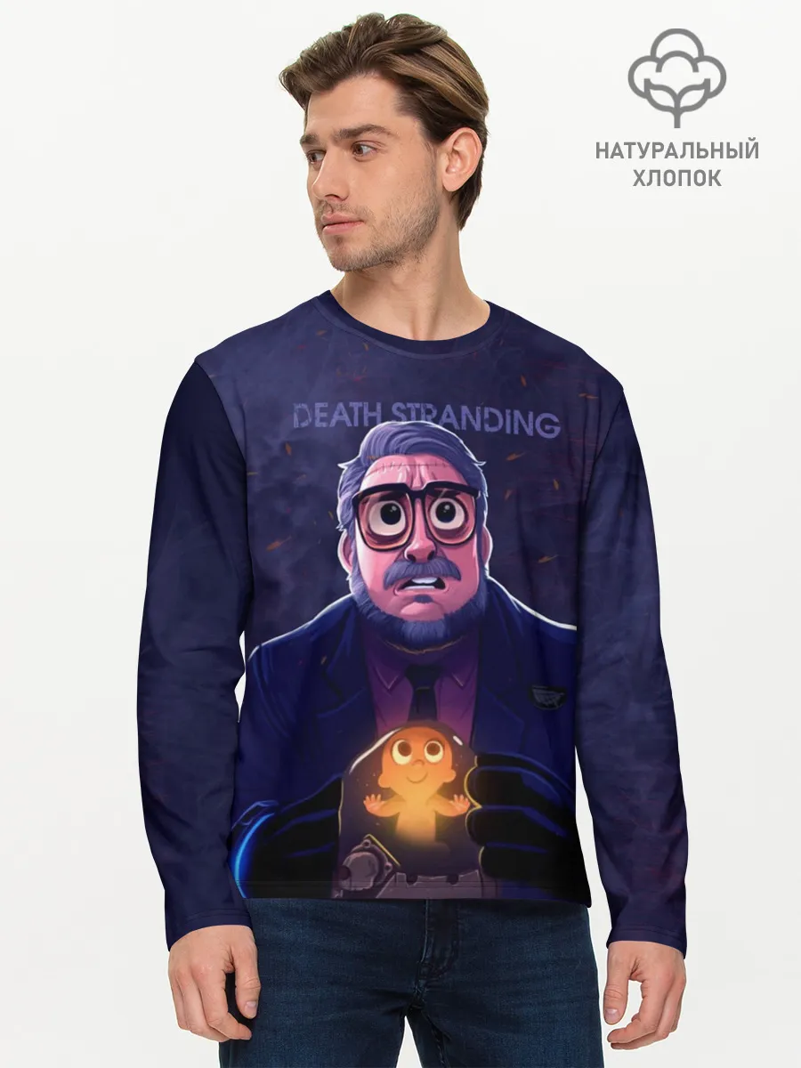 Мужской лонгслив базовый / Guillermo del Toro