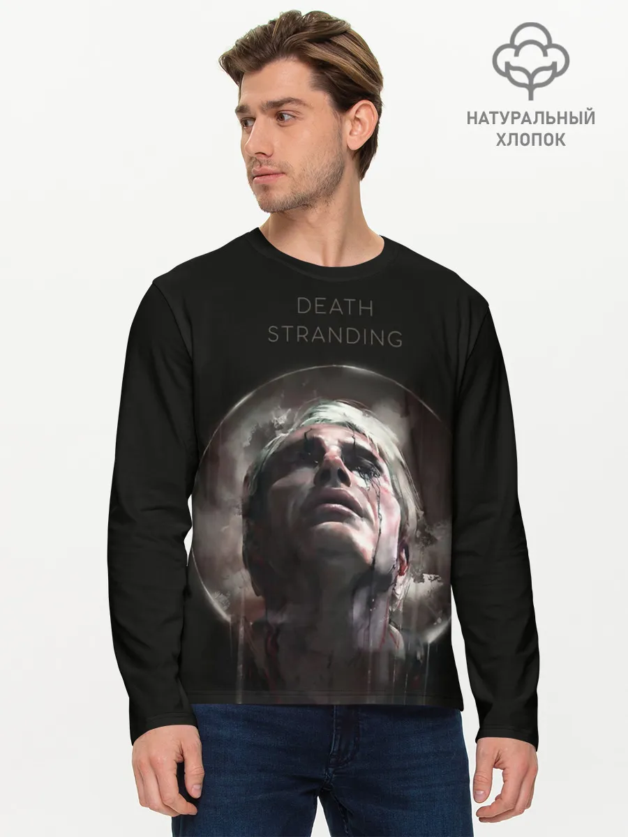 Мужской лонгслив базовый / Мадс Миккельсен