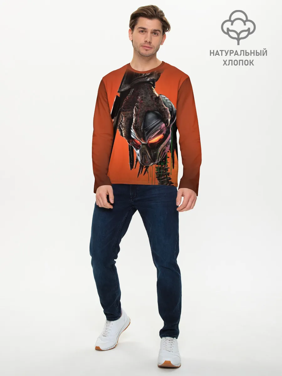 Мужской лонгслив базовый / Рука хищника