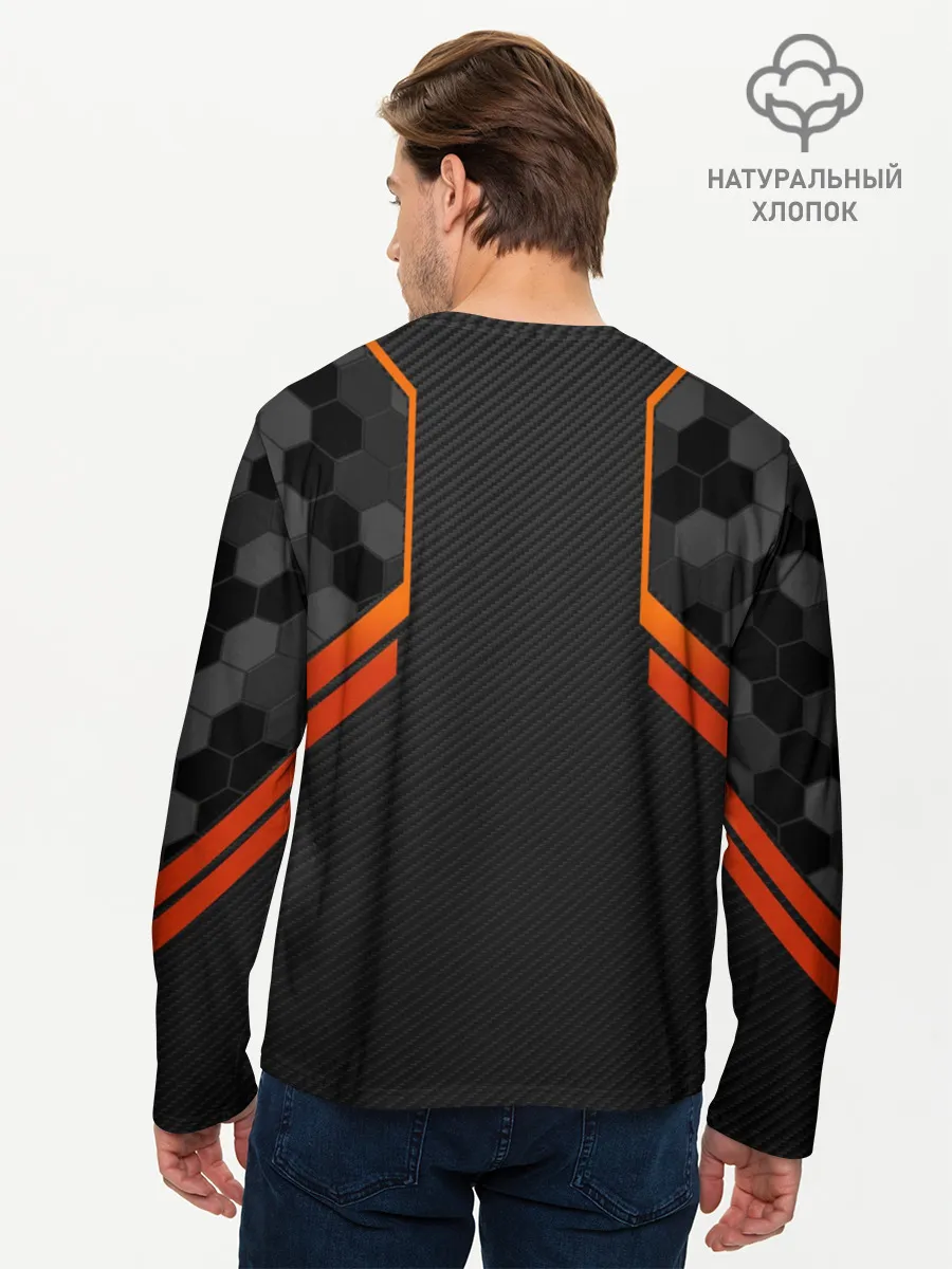 Мужской лонгслив базовый / CYBERPUNK 2077 SAMURAI