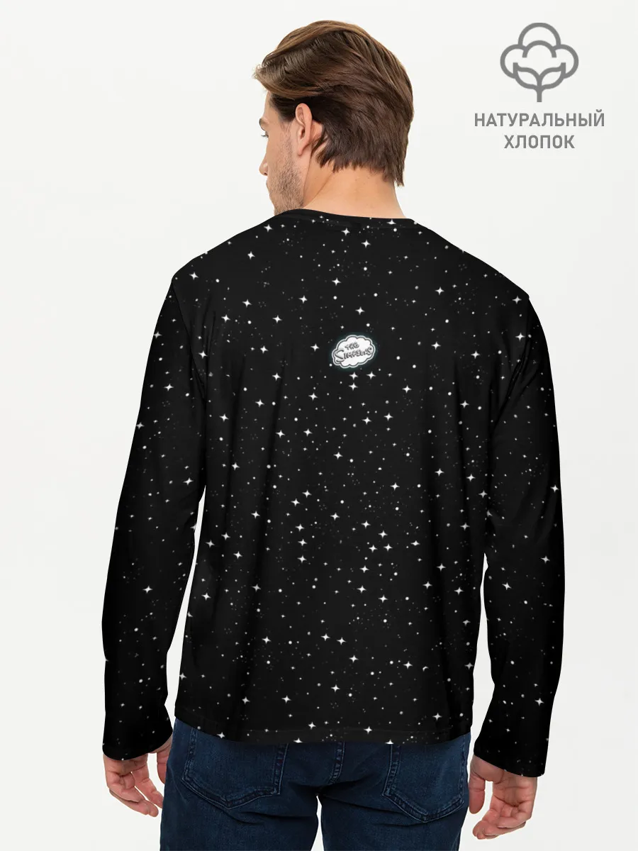 Мужской лонгслив базовый / Homer Spaceman