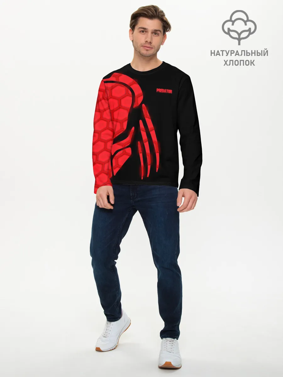 Мужской лонгслив базовый / ХИЩНИК | PREDATOR.