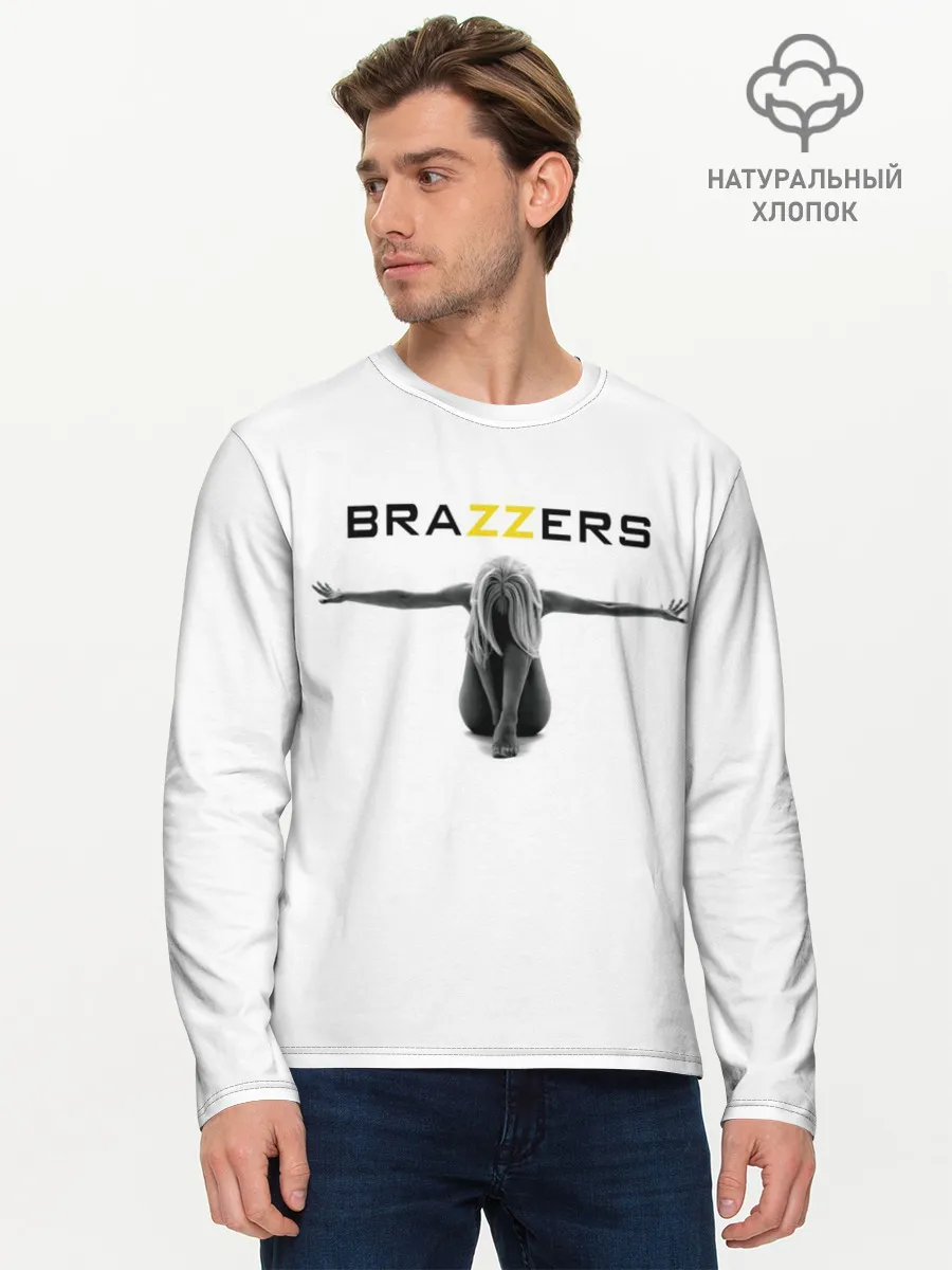 Мужской лонгслив базовый / BRAZZERS