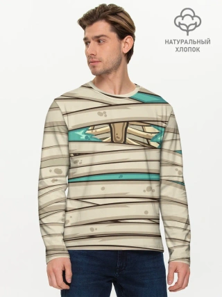 Мужской лонгслив базовый / Мумия