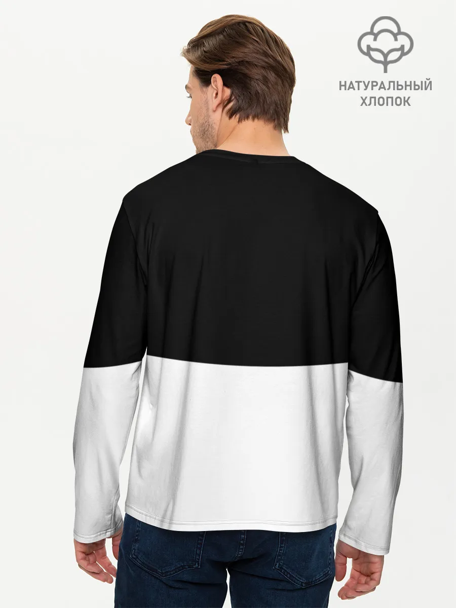 Мужской лонгслив базовый / Kumamon повис