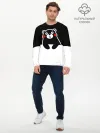 Мужской лонгслив базовый / Kumamon повис