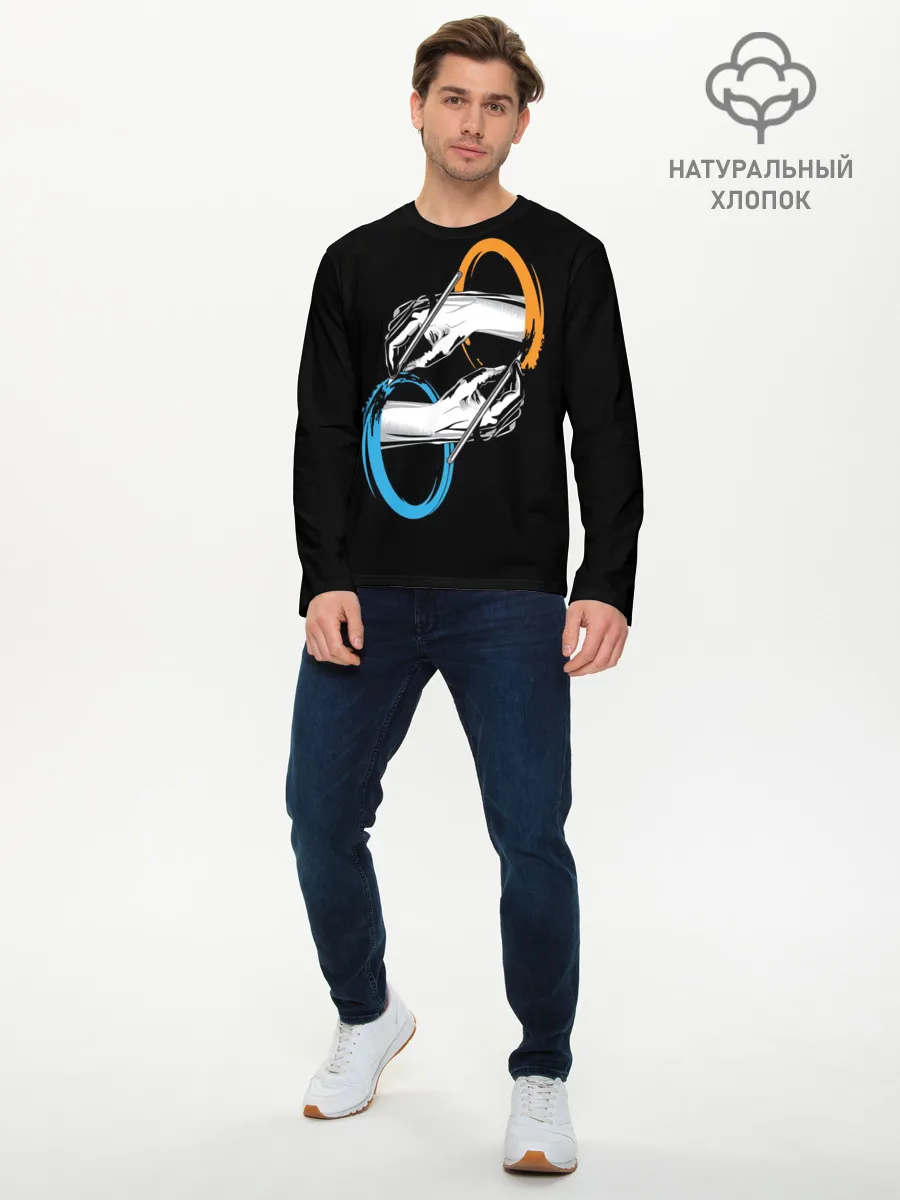 Мужской лонгслив базовый / Portal