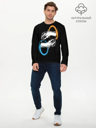 Мужской лонгслив базовый / Portal