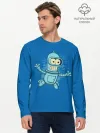 Мужской лонгслив базовый / Bender Nevermind