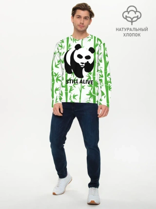 Мужской лонгслив базовый / Still Alive