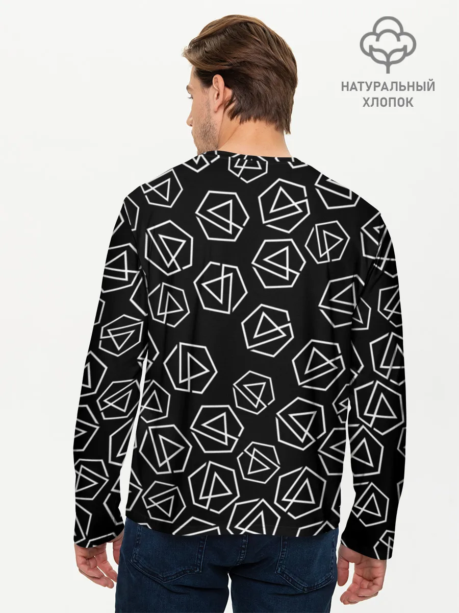 Мужской лонгслив базовый / LINKIN PARK PATTERN