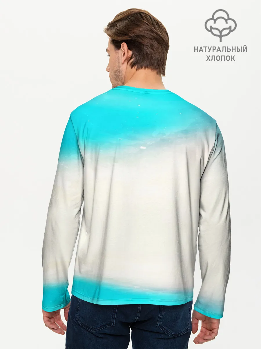 Мужской лонгслив базовый / Путешествуй!