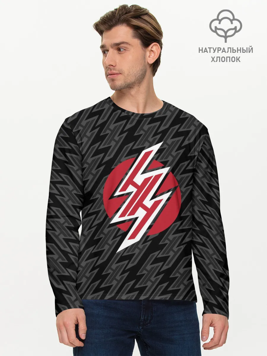 Мужской лонгслив базовый / Hentai Haven Emblem