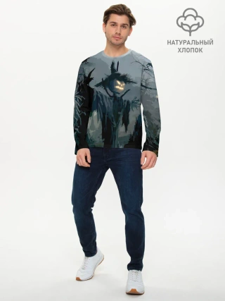 Мужской лонгслив базовый / Halloween