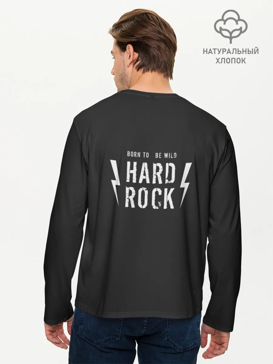 Мужской лонгслив базовый / HARD ROCK ГИТАРА