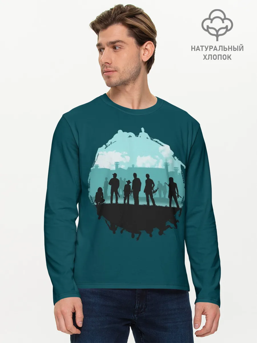 Мужской лонгслив базовый / Ходячие Мертвецы