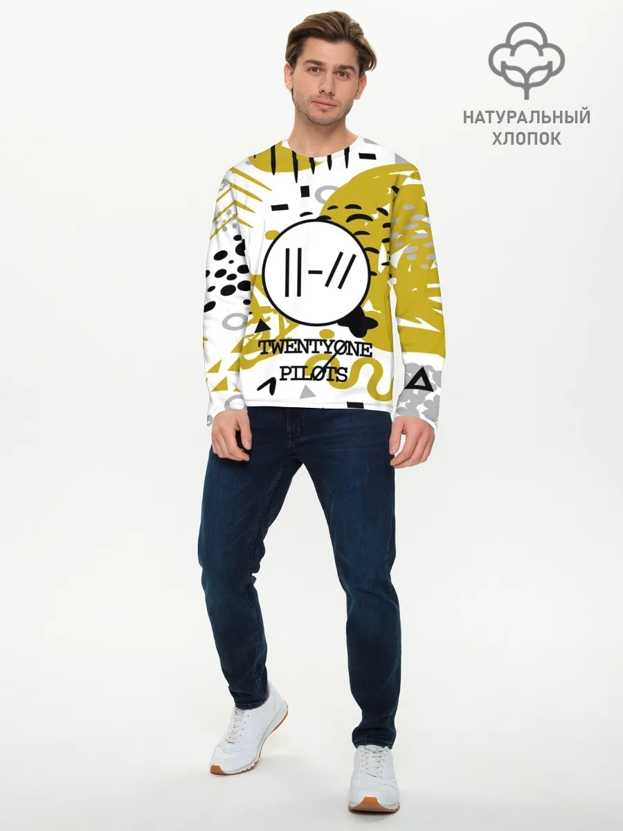 Мужской лонгслив базовый / Twenty one pilots