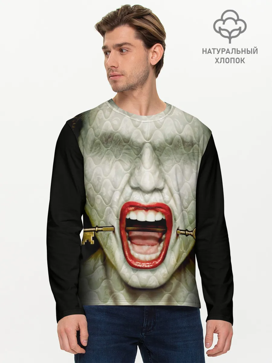 Мужской лонгслив базовый / American Horror Story