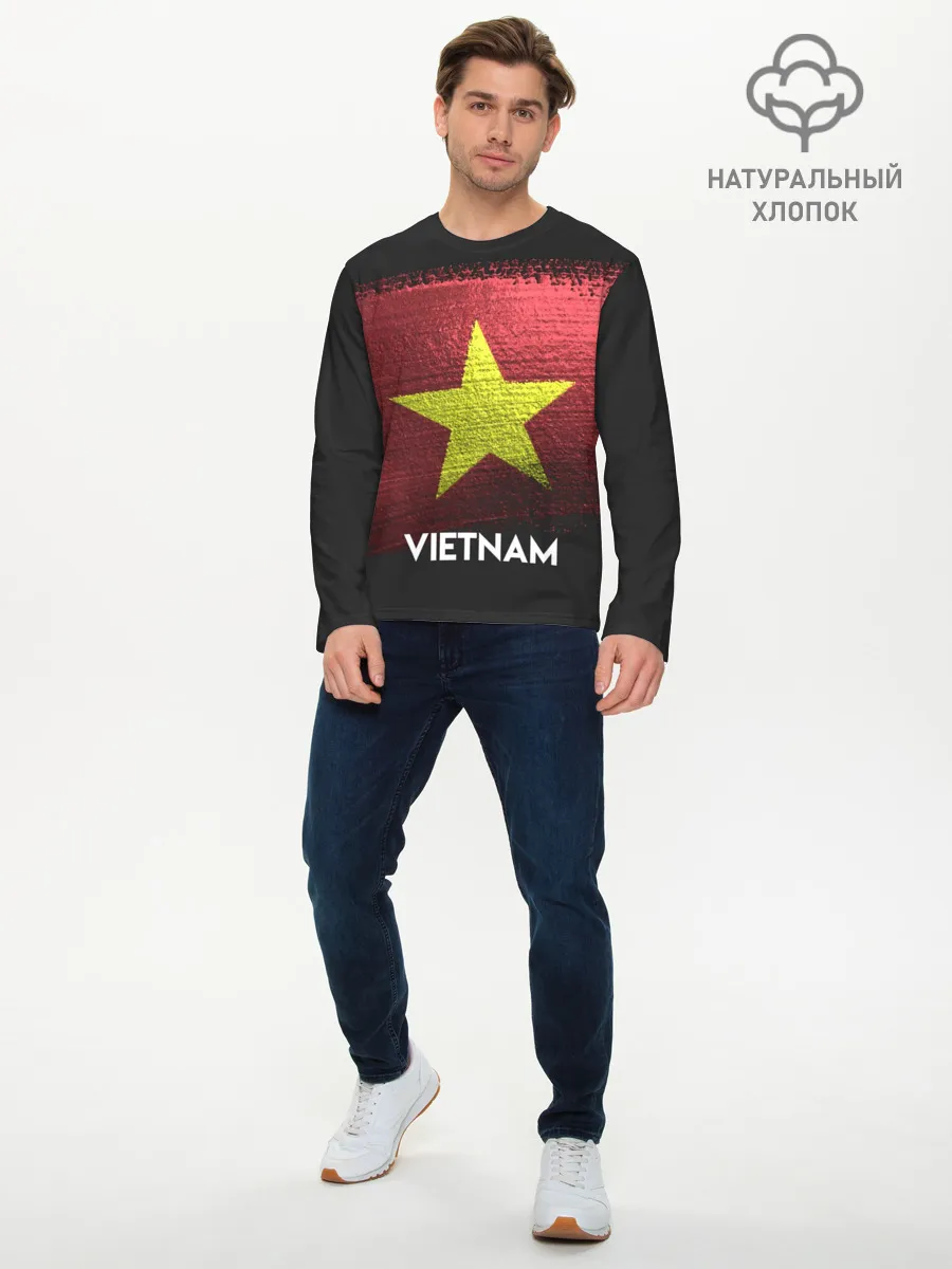 Мужской лонгслив базовый / VIETNAM