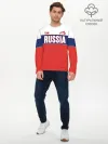 Мужской лонгслив базовый / Team Russia