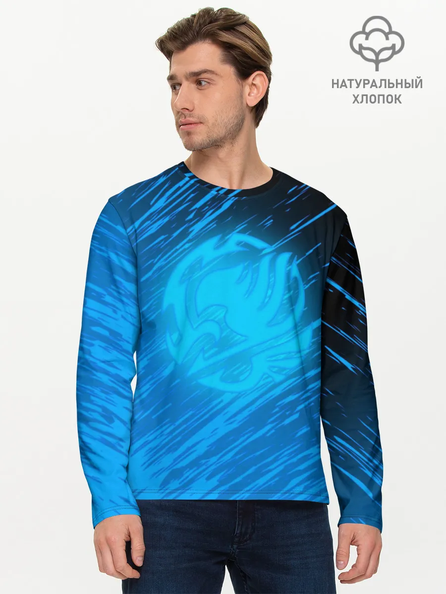 Мужской лонгслив базовый / Helmet Fairy tail Moon