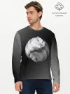 Мужской лонгслив базовый / Янь Янь Котики