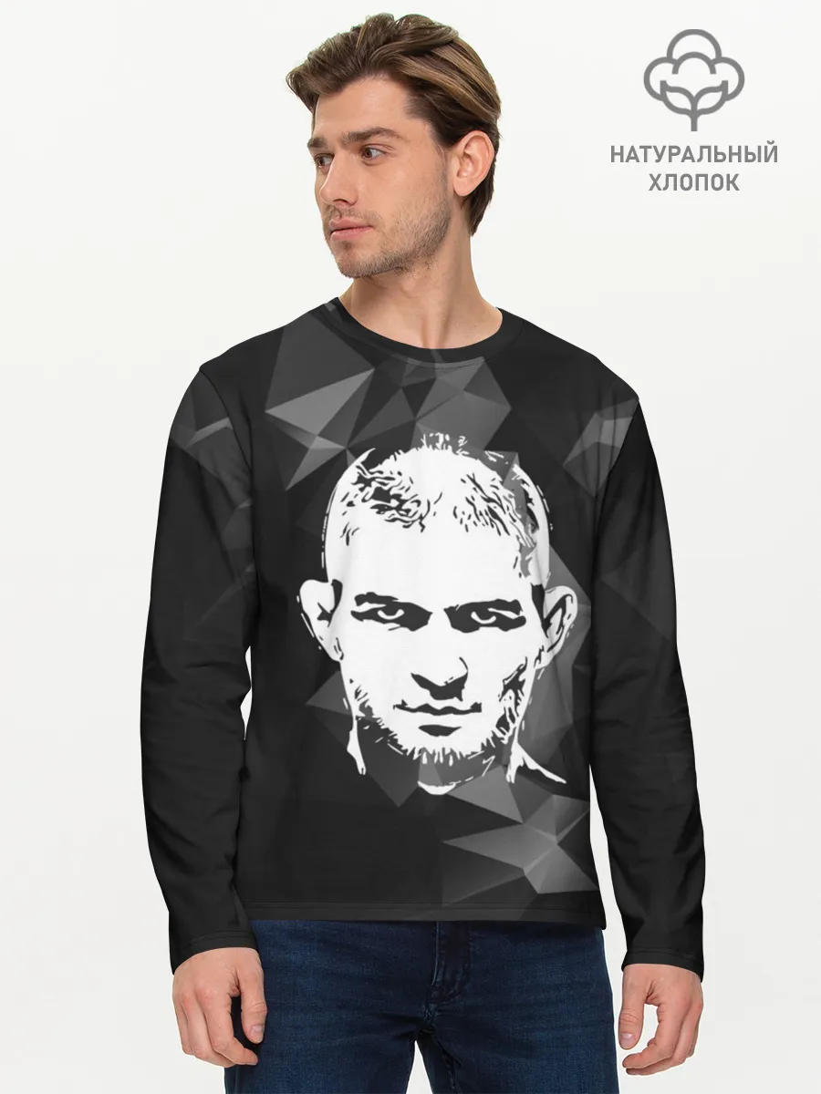 Мужской лонгслив базовый / KHABIB NURMAGOMEDOV.