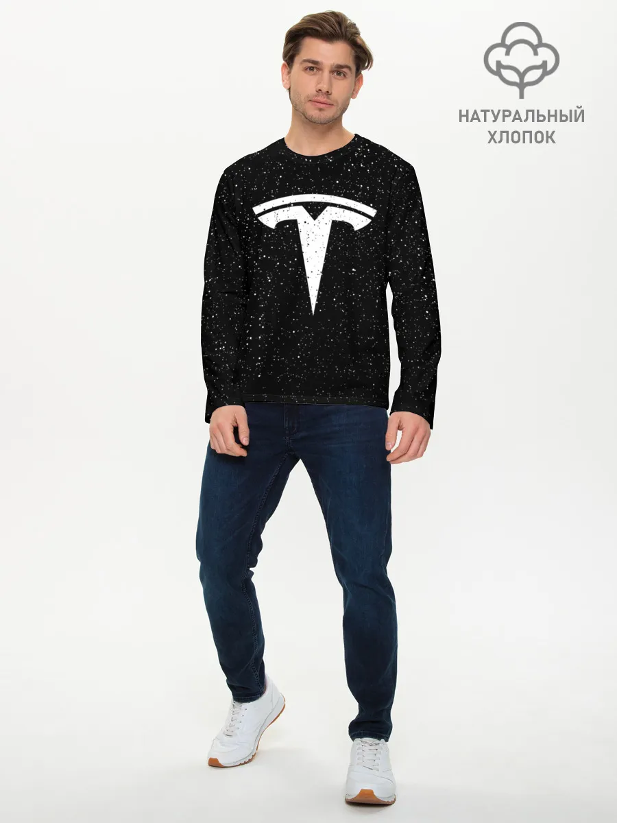 Мужской лонгслив базовый / TESLA SPACE