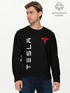 Мужской лонгслив базовый / TESLA