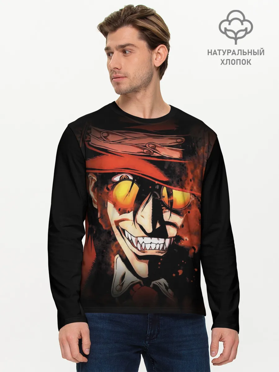 Мужской лонгслив базовый / 1234