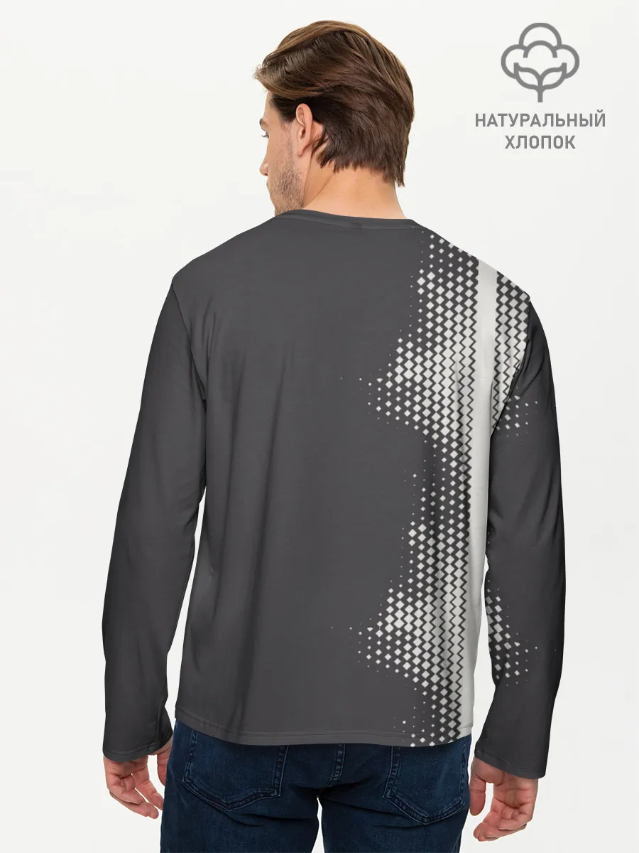 Мужской лонгслив базовый / I Love Rock